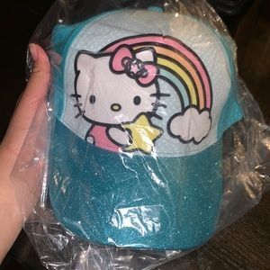 Blue Hello Kitty Hat